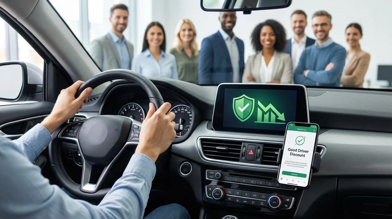 Telematics Car Insurance: Savings, Surcharges, and Privacy guide illustration