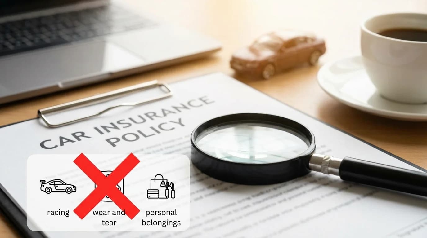 Featured image for Car Insurance Exclusions: What Is Not Covered?